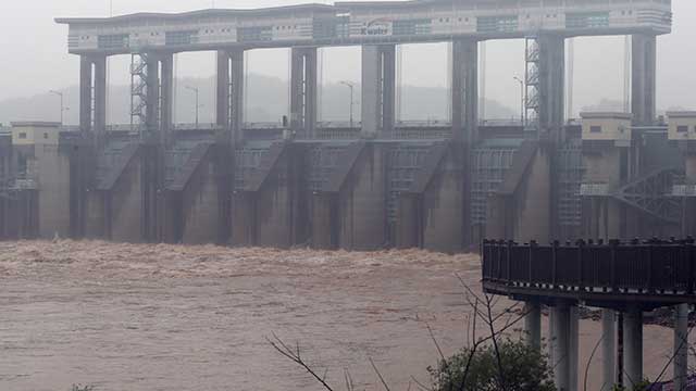 환경부 “임진강 북측 황강댐 방류량 증가”