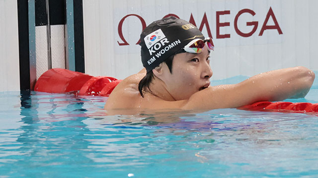 김우민, 수영 남자 400m 자유형 동메달…박태환 이후 12년 만의 메달
