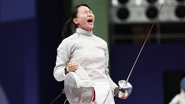 [파리올림픽] 여자 사브르 최세빈, 동료 전하영 꺾고 개인전 4강 진출