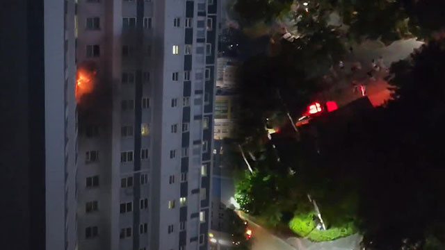 김포 운양동 아파트서 불…“인명피해 없어”