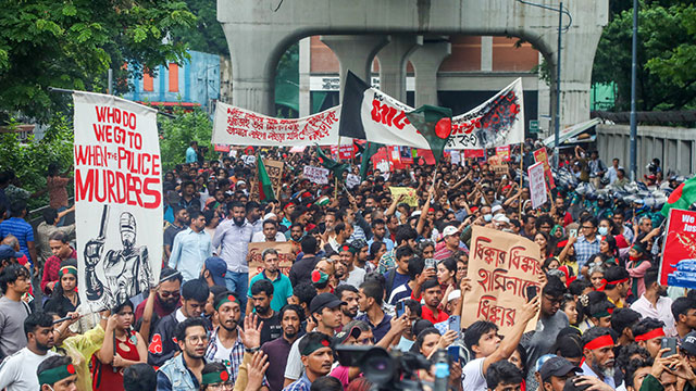 방글라데시 ‘공직할당 반대시위’ 또 충돌…“2명 사망·100여 명 부상”