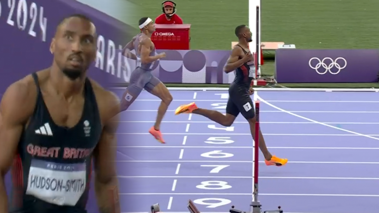 [영상] 속도 늦추고 달려도 1위! 남자 400m 준결승 3조