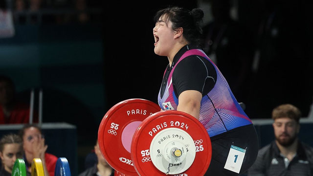 박혜정, 인상 131㎏ 한국신기록 세우고 기분 좋게 출발