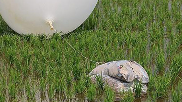 북한, 쓰레기 풍선 240여개 <br>살포…10여개 경기 북부 낙하