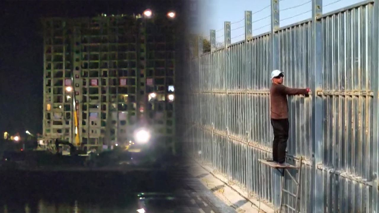 “100-day battle” for flood recovery day and night: triple barbed wire added at North Korea-China border