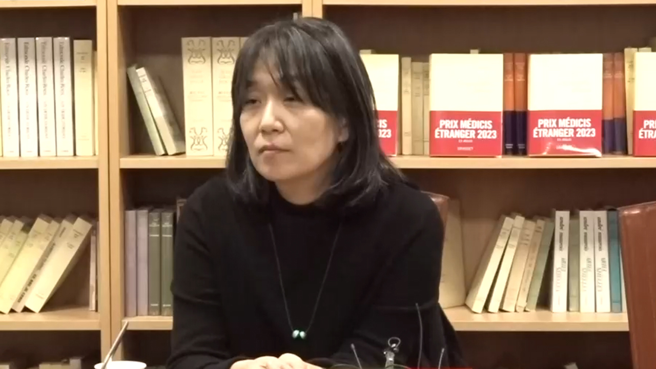 노벨 문학상에 소설가 한강, 한국인 첫 수상