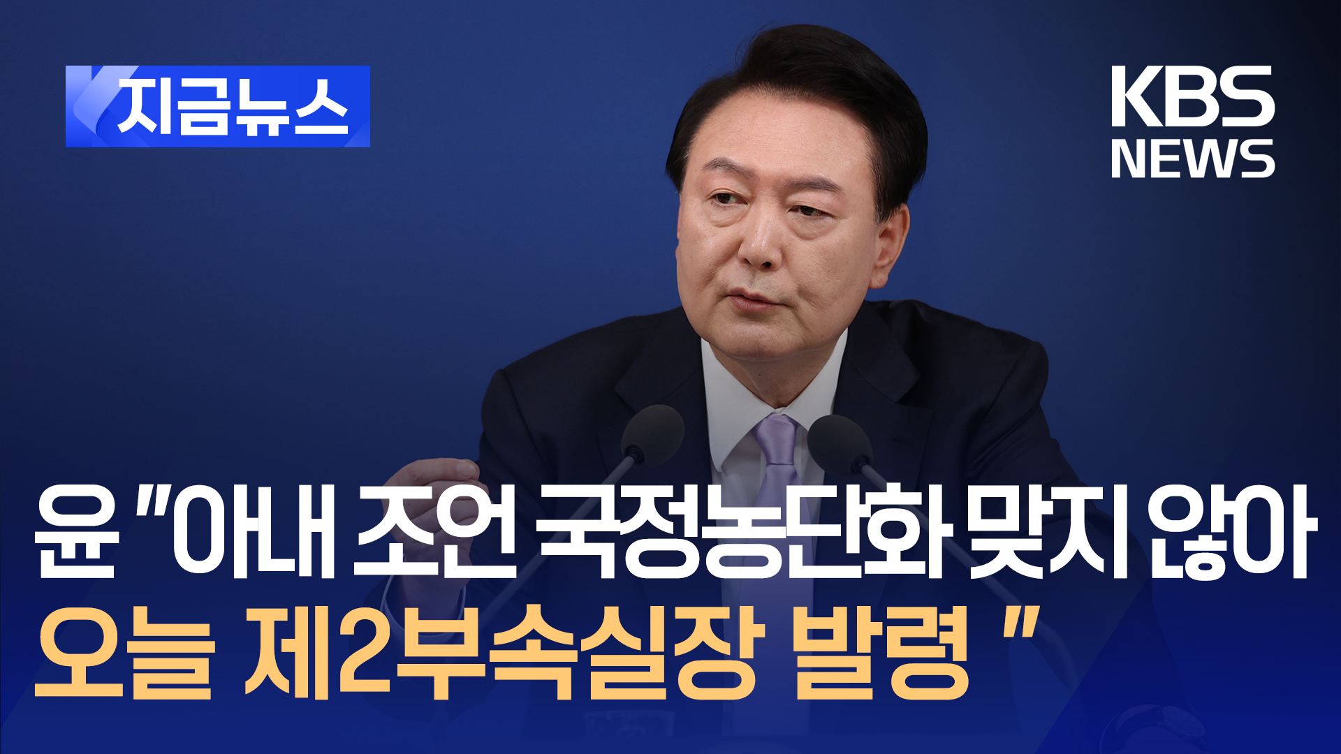 “아내로서의 조언, 국정농단화 맞지 않아…제2부속실장 발령” 