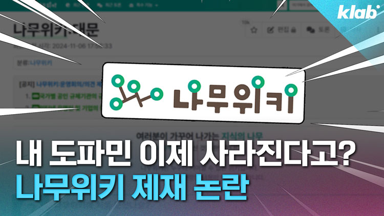 [영상] 나무위키 이제 못 들어갈 수도…이거 진짜임?