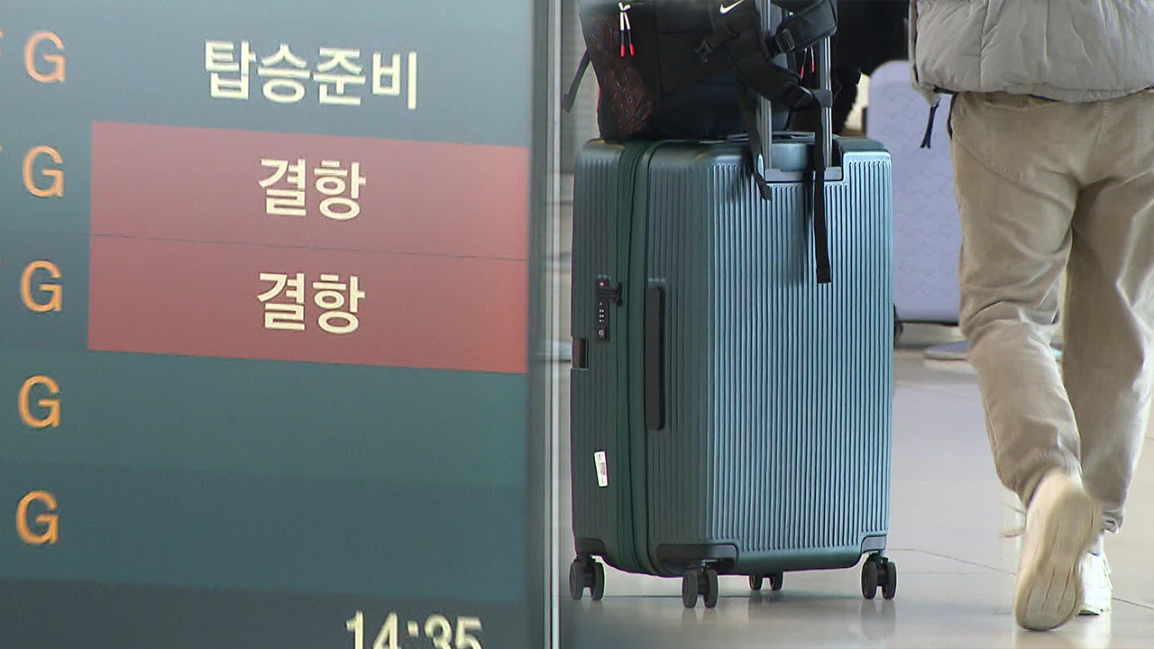 폭설에 항공기 결항·지연 잇따라…뱃길도 큰 차질