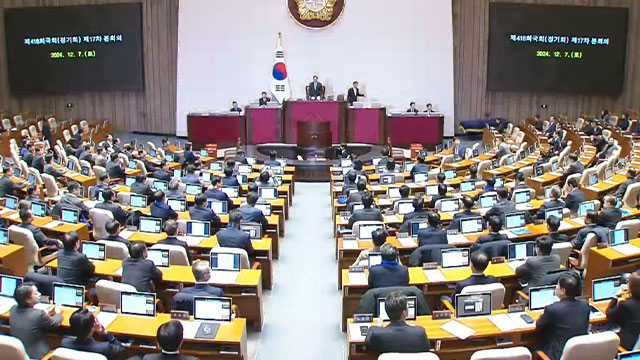 [속보] ‘윤 대통령 탄핵안·김여사 특검법’ 표결 본회의 개의