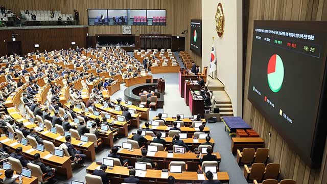 네번째 ‘김건희 여사 특검법’, 국회 본회의 통과…국민의힘 4명 찬성표