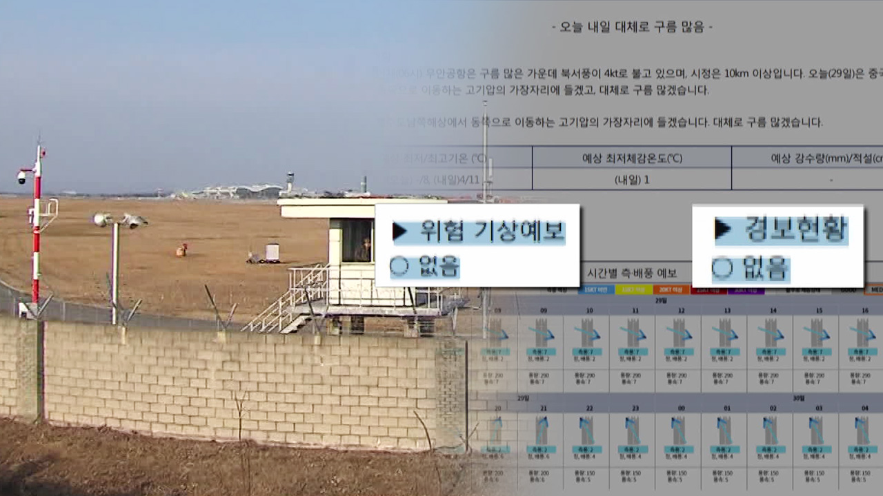 기상 좋았고 착륙 방향도 바꿨지만…