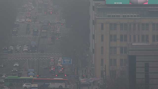 수도권·충남 초미세먼지 주의보, 서울도 이번 겨울 첫 발령