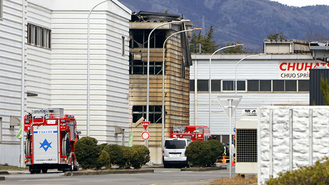 일본 도요타 계열 부품 제조사 공장에서 폭발 사고…3명 사상