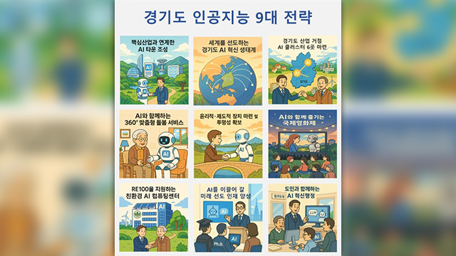 AI 테크노밸리 조성…경기도, AI 9대 전략 추진