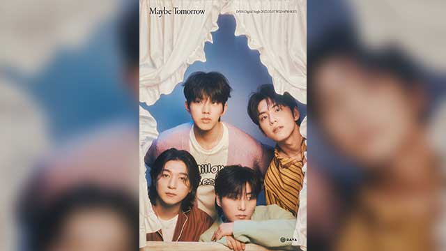 데이식스, 오늘 신곡 ‘메이비 투모로우’ 발표