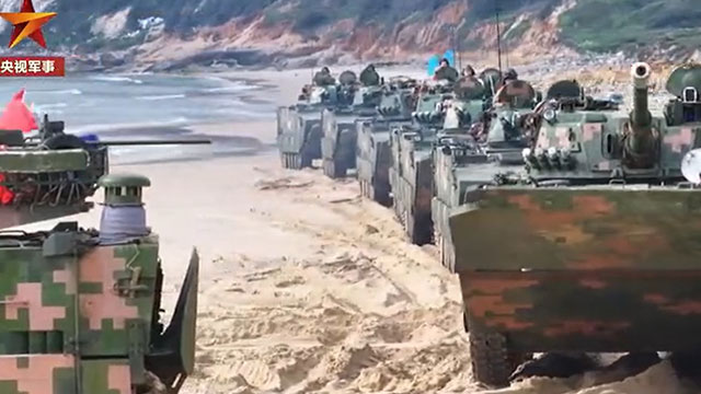 중, 라이칭더 취임 1년 맞춰 타이완 맞은편서 상륙훈련