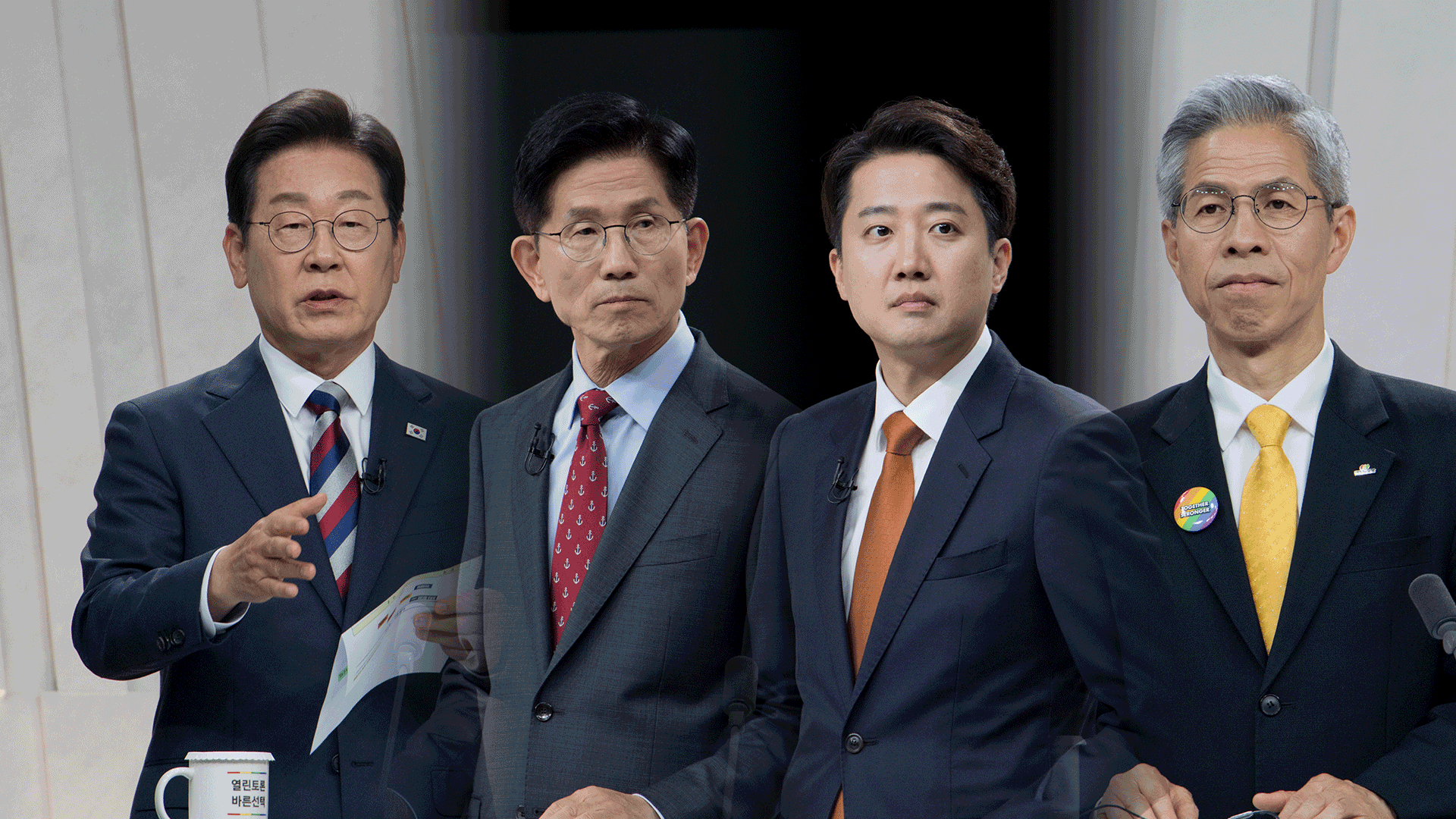 [여론조사] 단일화 가상 “이재명 44%·김문수 41%”…“이재명 43%·이준석 34%”
