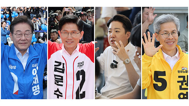 주요 대선 후보들 오늘 사전투표…이재명 신촌·김문수 계양·이준석 동탄