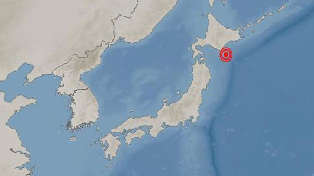 일본 홋카이도 삿포로시 남동쪽 바다서 규모 6.3 지진 발생