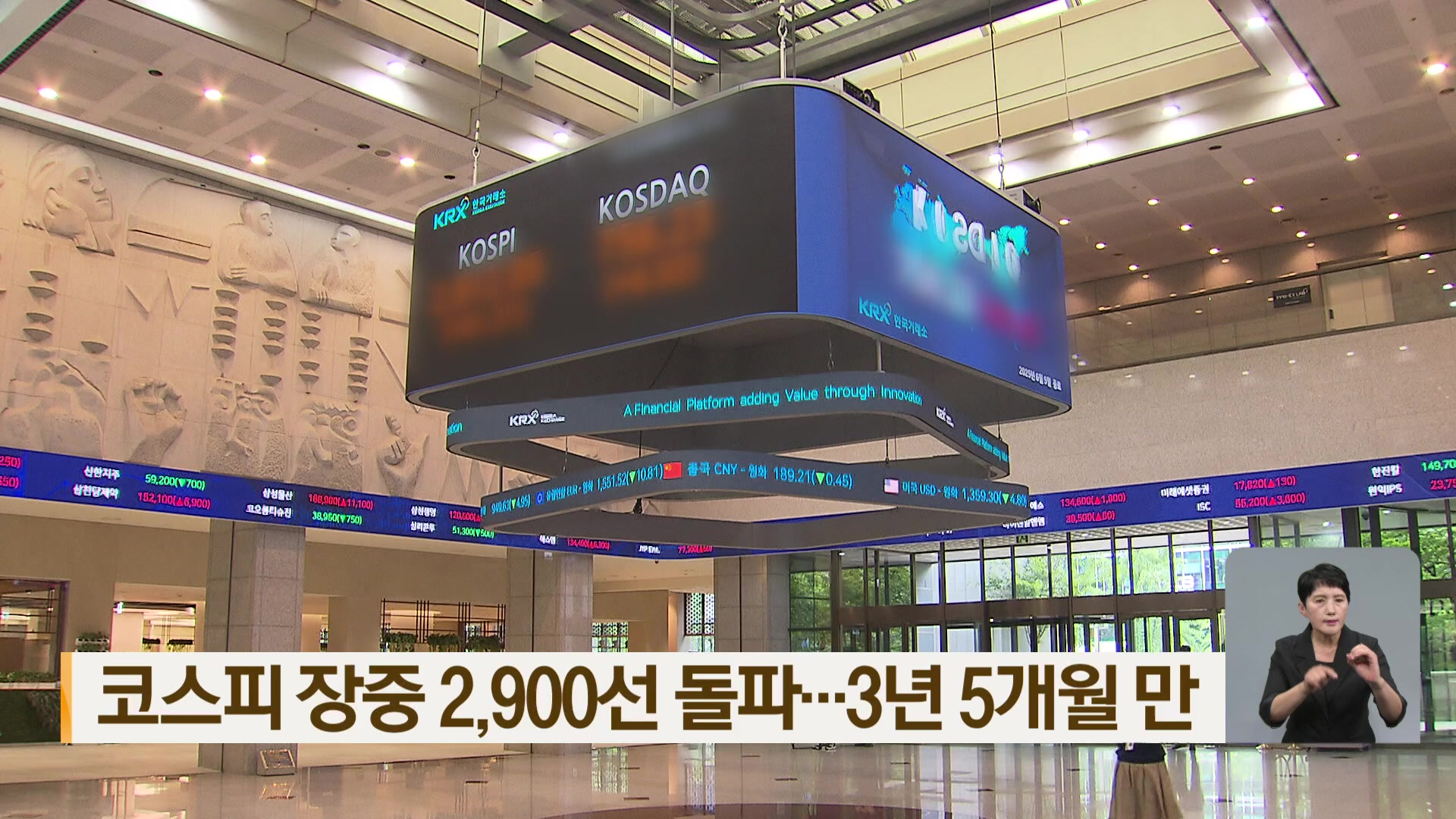 코스피 장중 2,900선 돌파…3년 5개월만