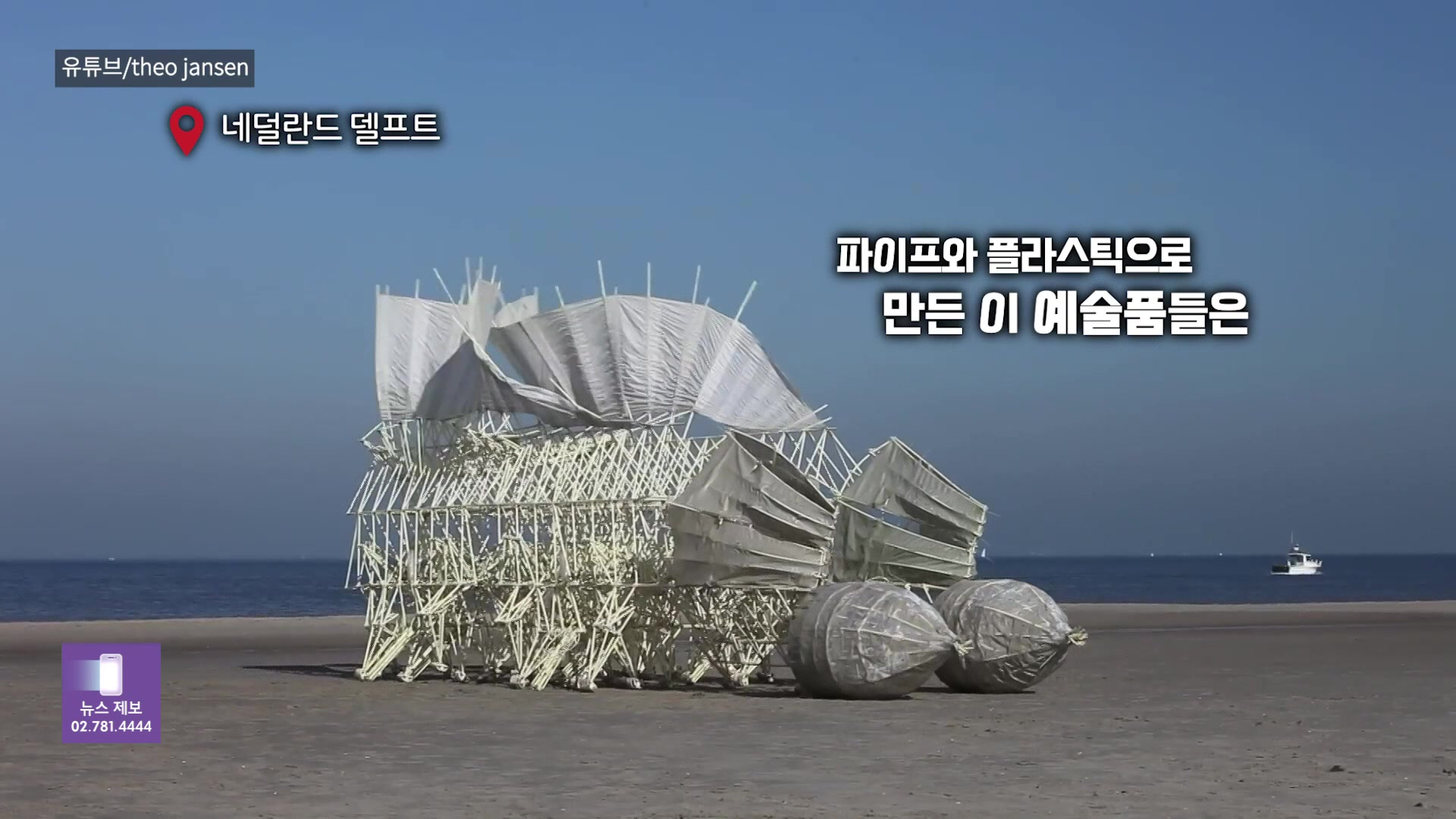 [오늘의 영상] 해변에서 꿈틀대던 ‘가짜 생명체’, 죽고 나서 전시장으로
