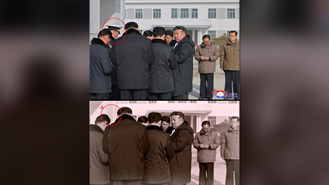 북한, ‘구축함 사고 책임’ 전 해군사령관 예전 사진에서 삭제