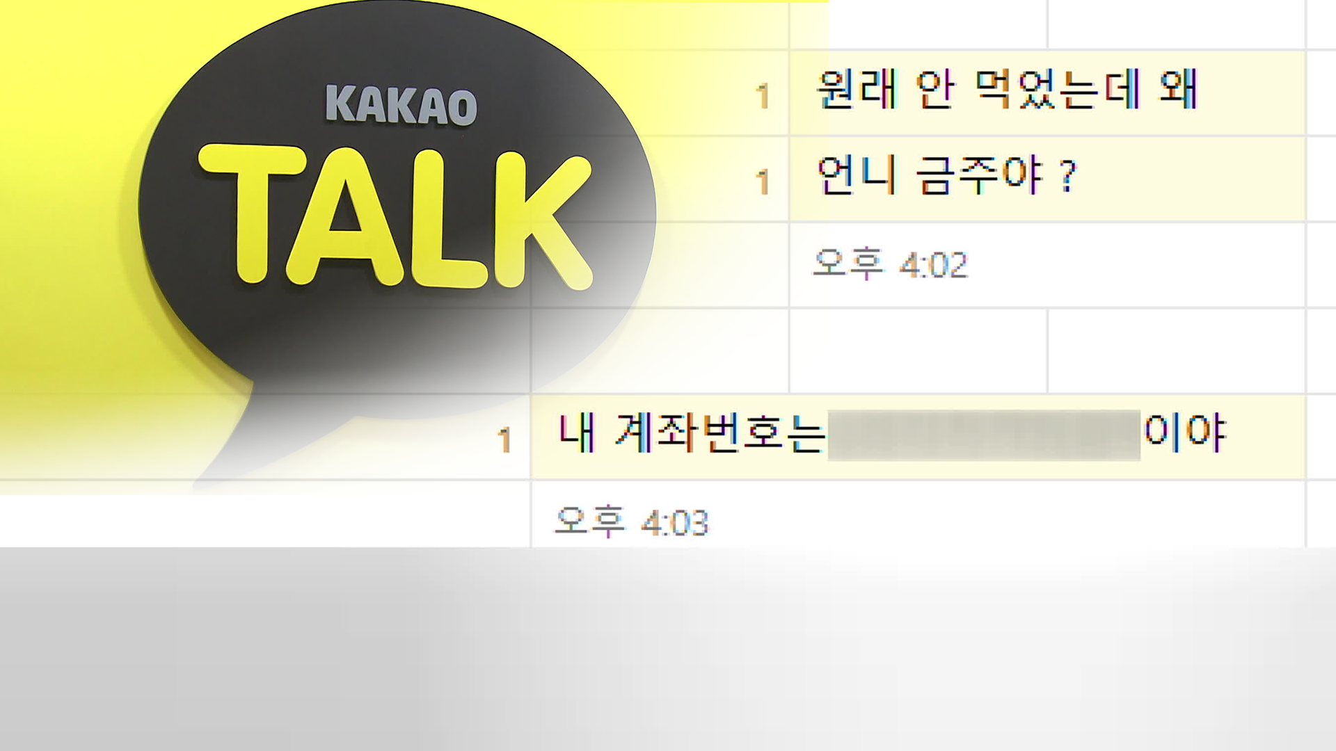 모자이크 된 내 카톡 메시지, 궁금하면 ‘클릭’