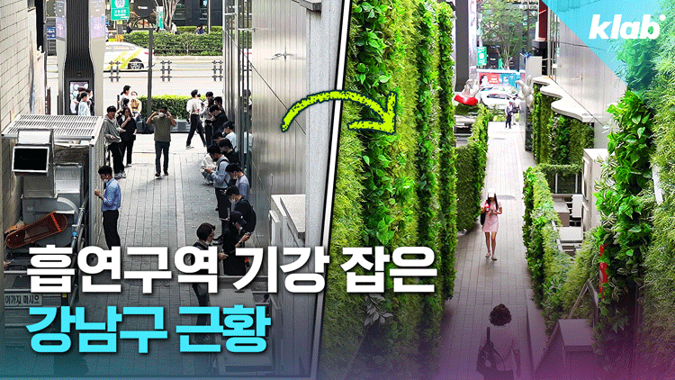 [크랩] 악명 높던 강남역 앞 흡연 구역, 싹 정리한 비결은 ‘토끼’?