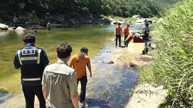 충북 괴산 화양계곡서 70대 등산객 물에 빠져 숨져