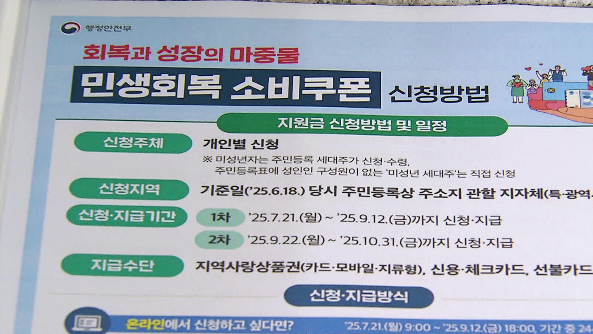 신생아도 받는다…내일부터 소비 쿠폰 신청