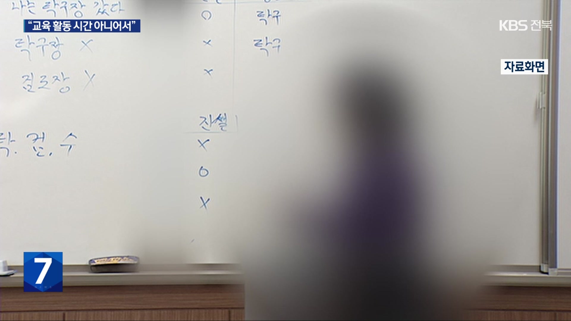 교사에게 성폭력 메시지 전송…교육 활동 침해 아냐?