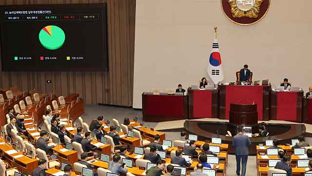 ‘농업 2법’ 국회 본회의 통과…쟁점 법안은 8월 본회의로