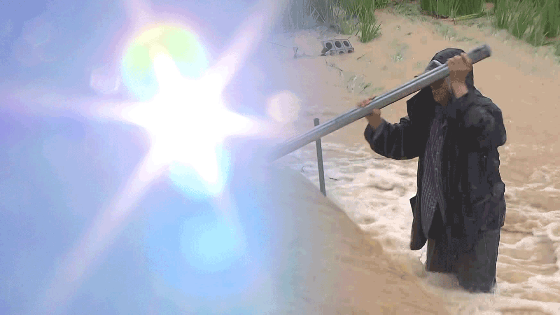 Heat waves and heavy rain persist