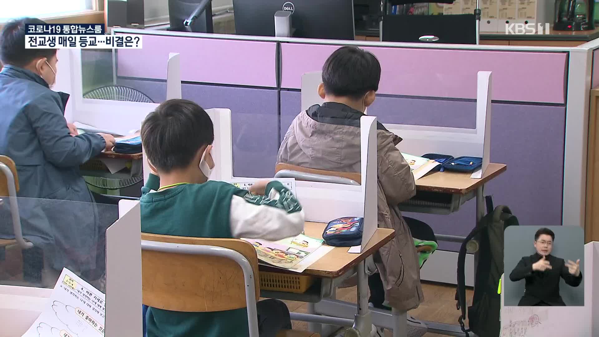 초·중·고 등교수업 대폭 확대…서울서도 전교생 등교