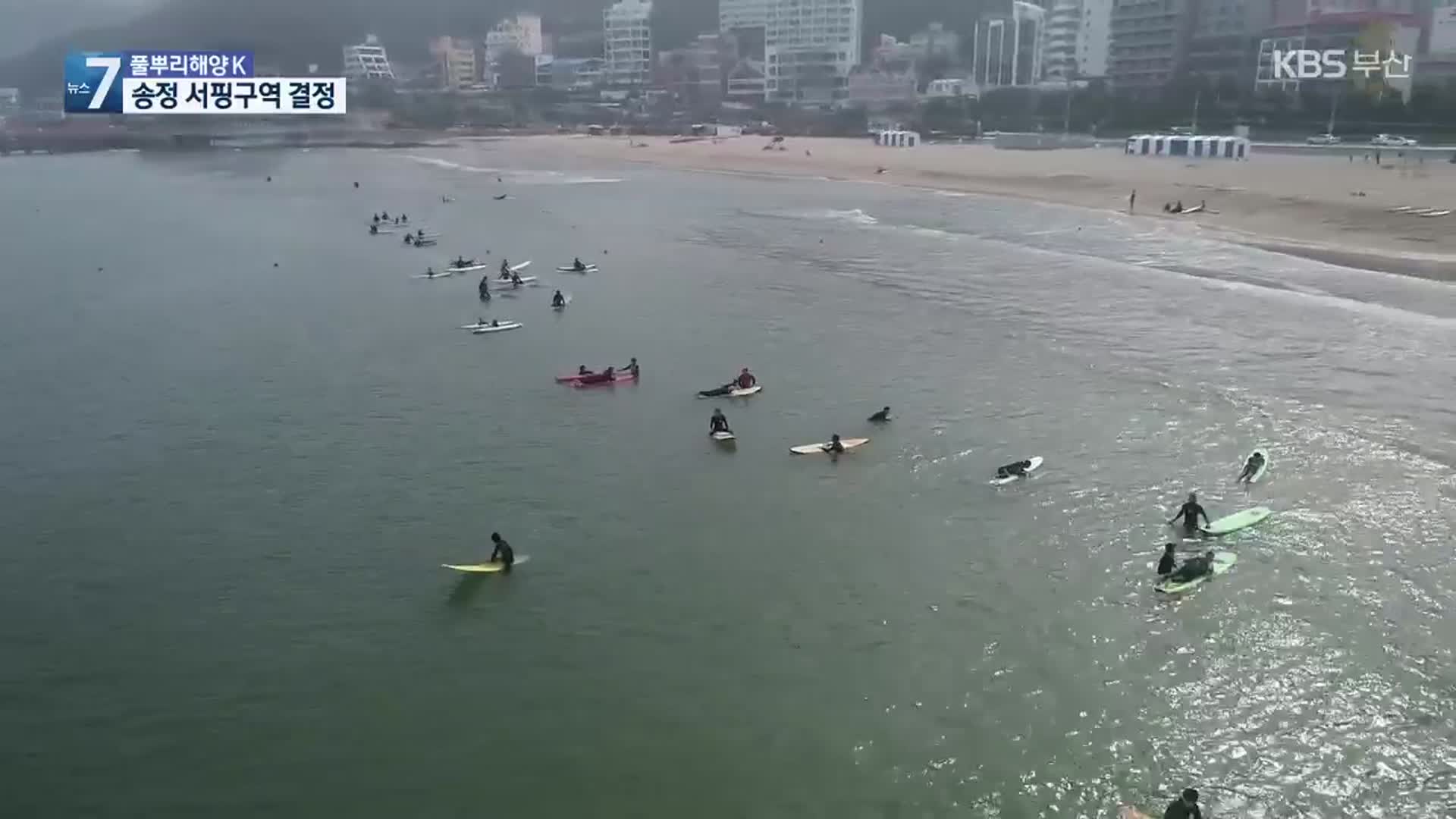 [풀뿌리 해양K] 송정해수욕장 서핑구역 결정 외