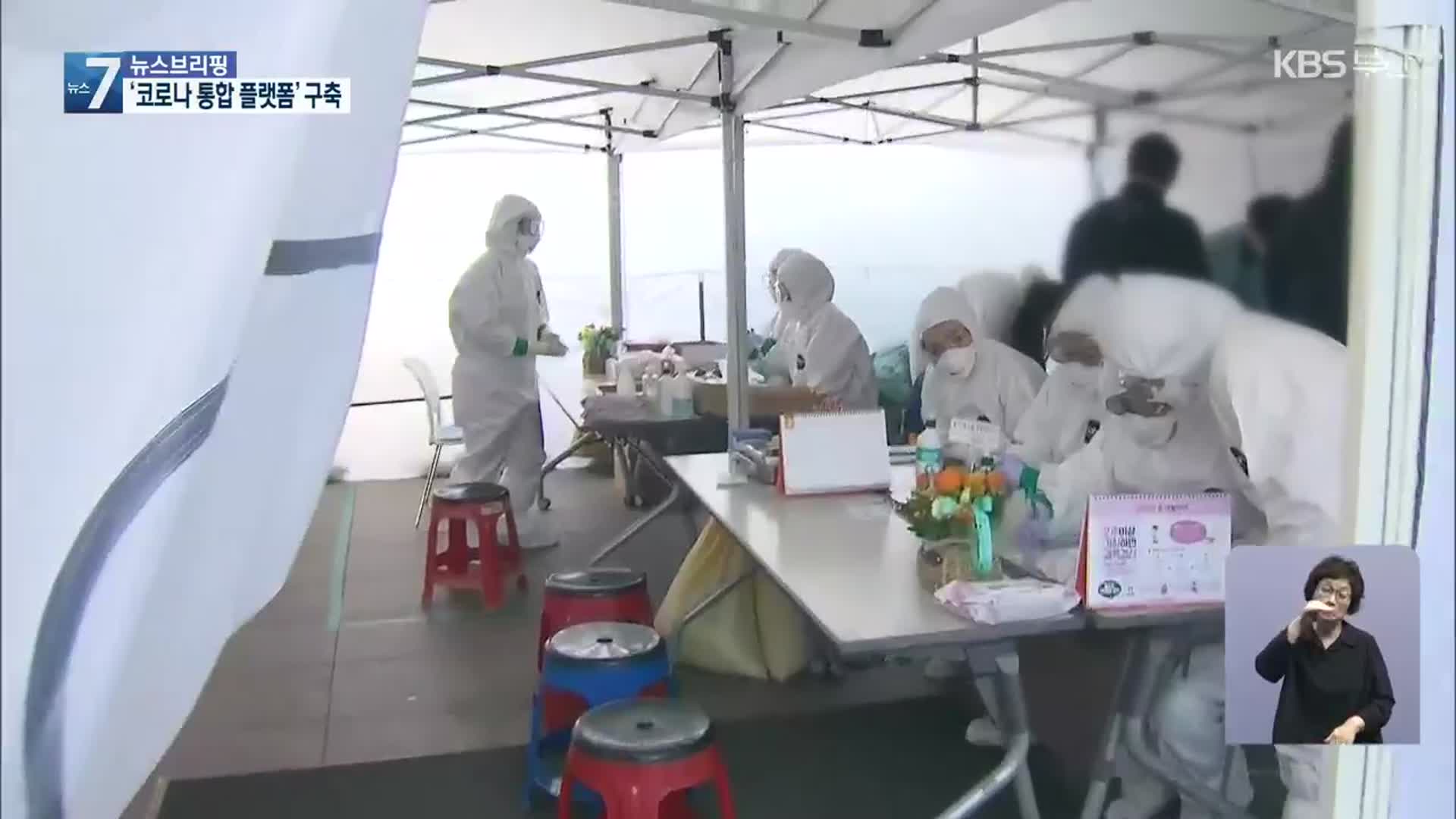 확진자 2만 명대‥코로나 정보 통합 플랫폼 만든다