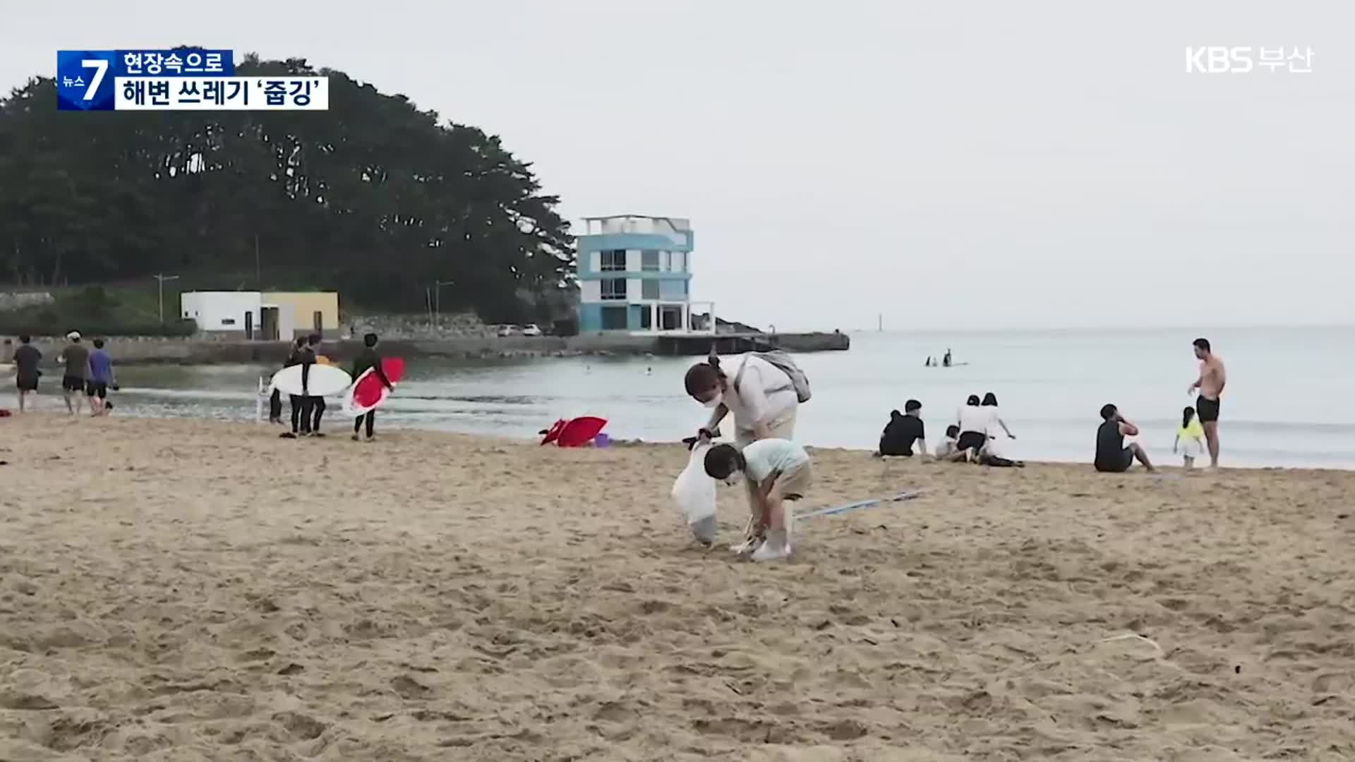 [현장속으로] 해변 쓰레기 ‘줍깅’