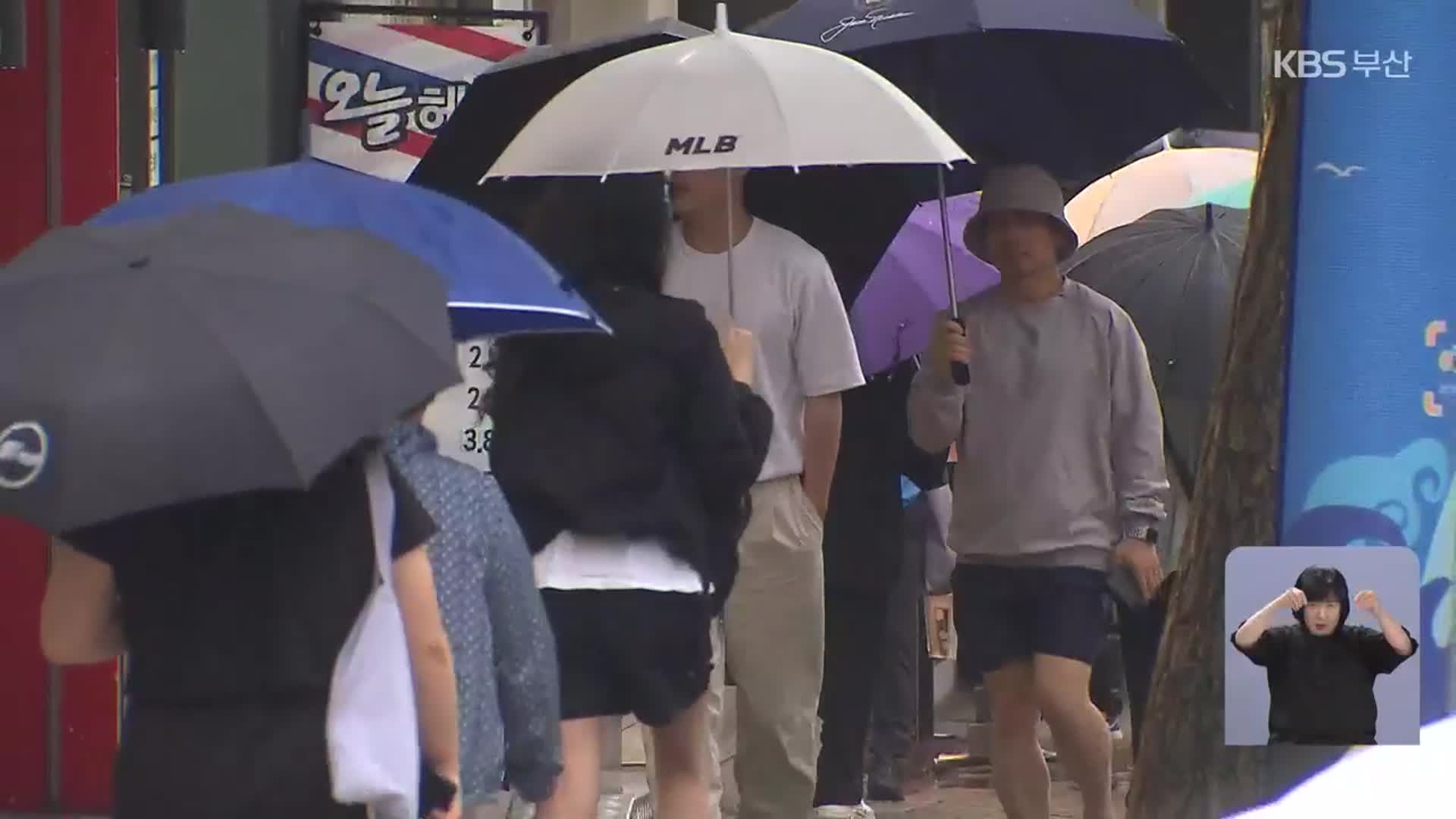 부산 주말에 또 장맛비…일요일 밤부터 비 집중