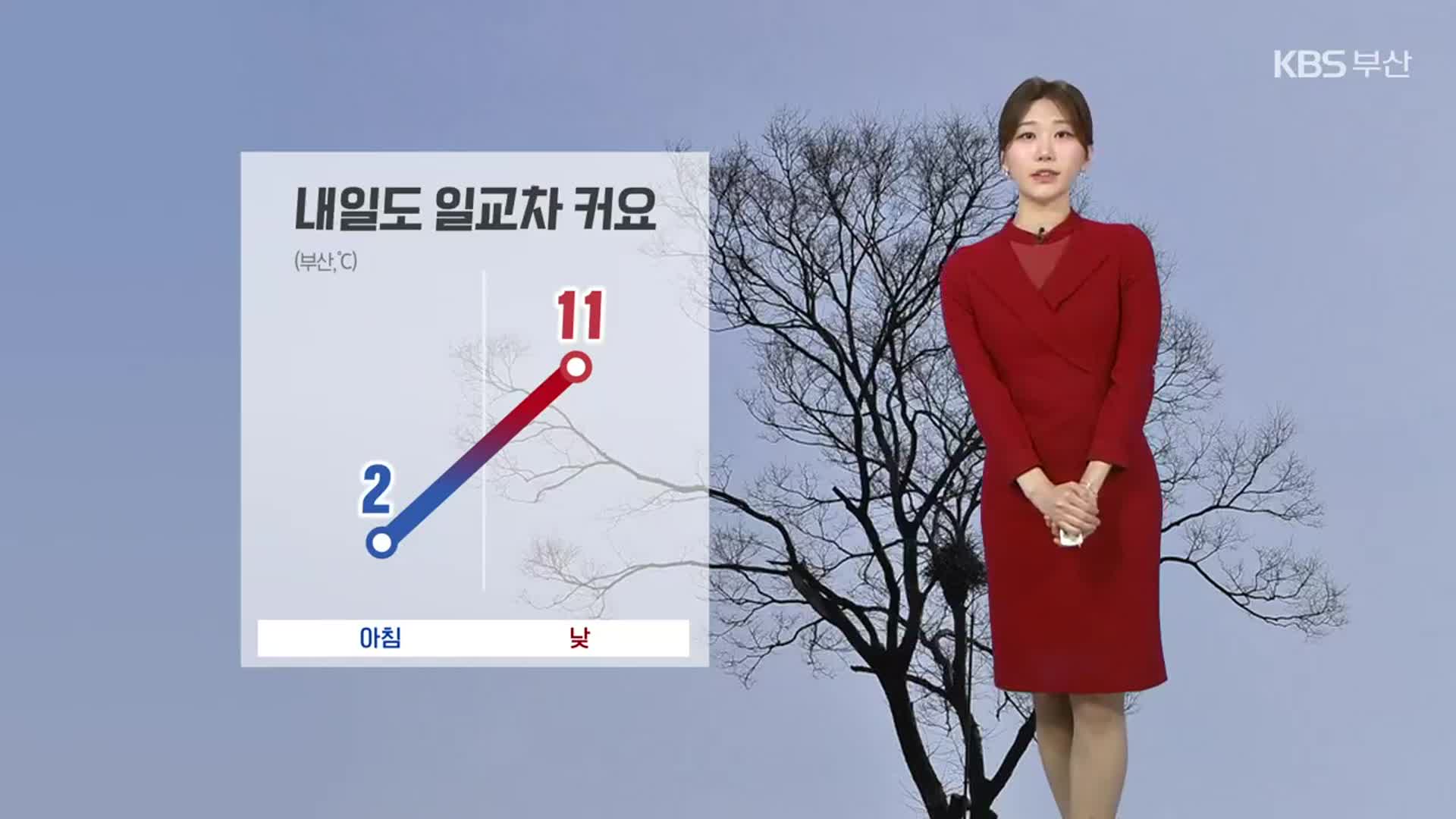 [날씨] 부산 내일도 일교차 커요…짙은 안개 주의