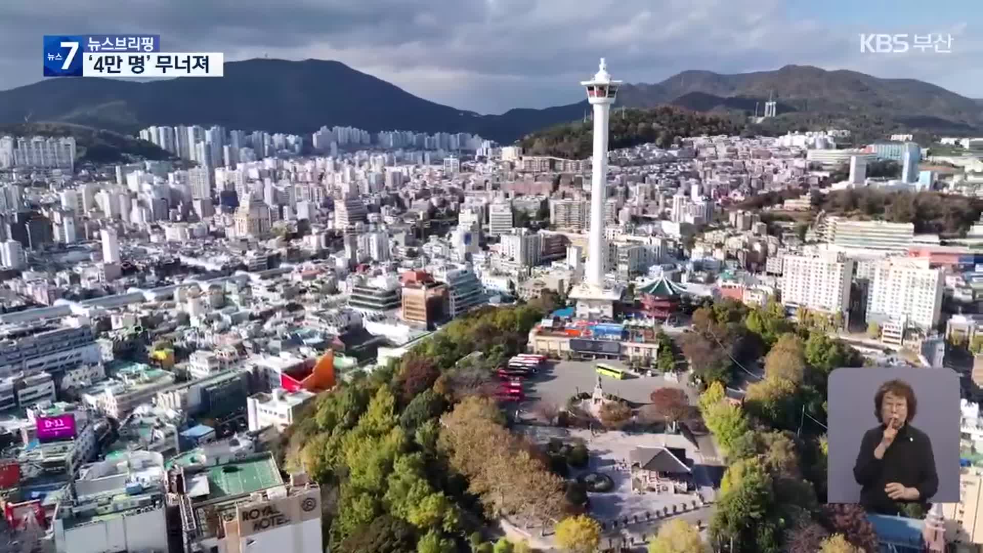 ‘인구절벽’ 중구 4만 명 붕괴…대책은 통합?