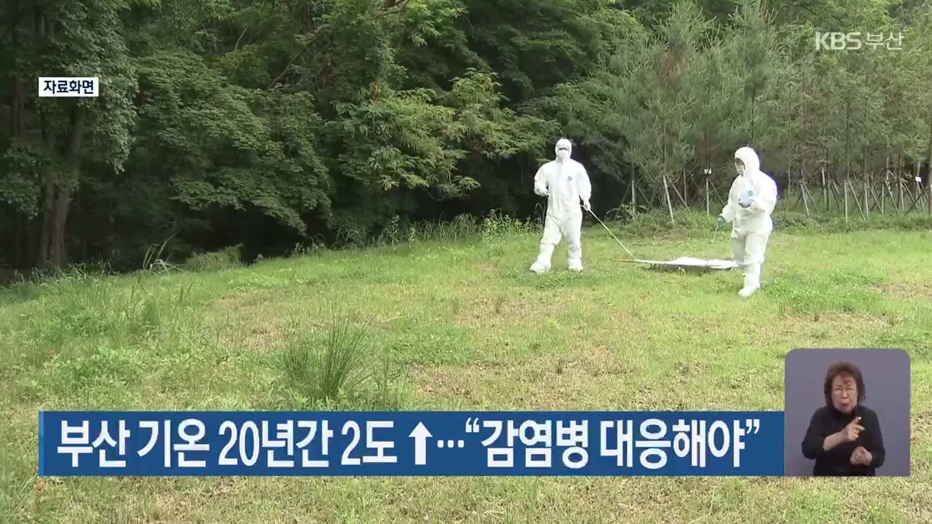 부산 기온 20년간 2도↑…“감염병 대응해야”