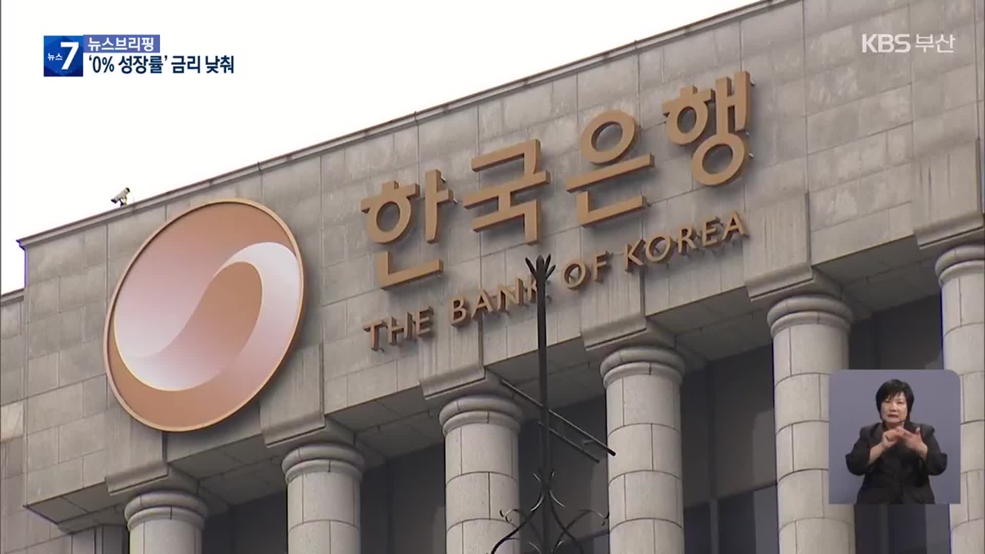 한은 “올해 0.8% 성장…기준금리 더 크게 내릴 수도”