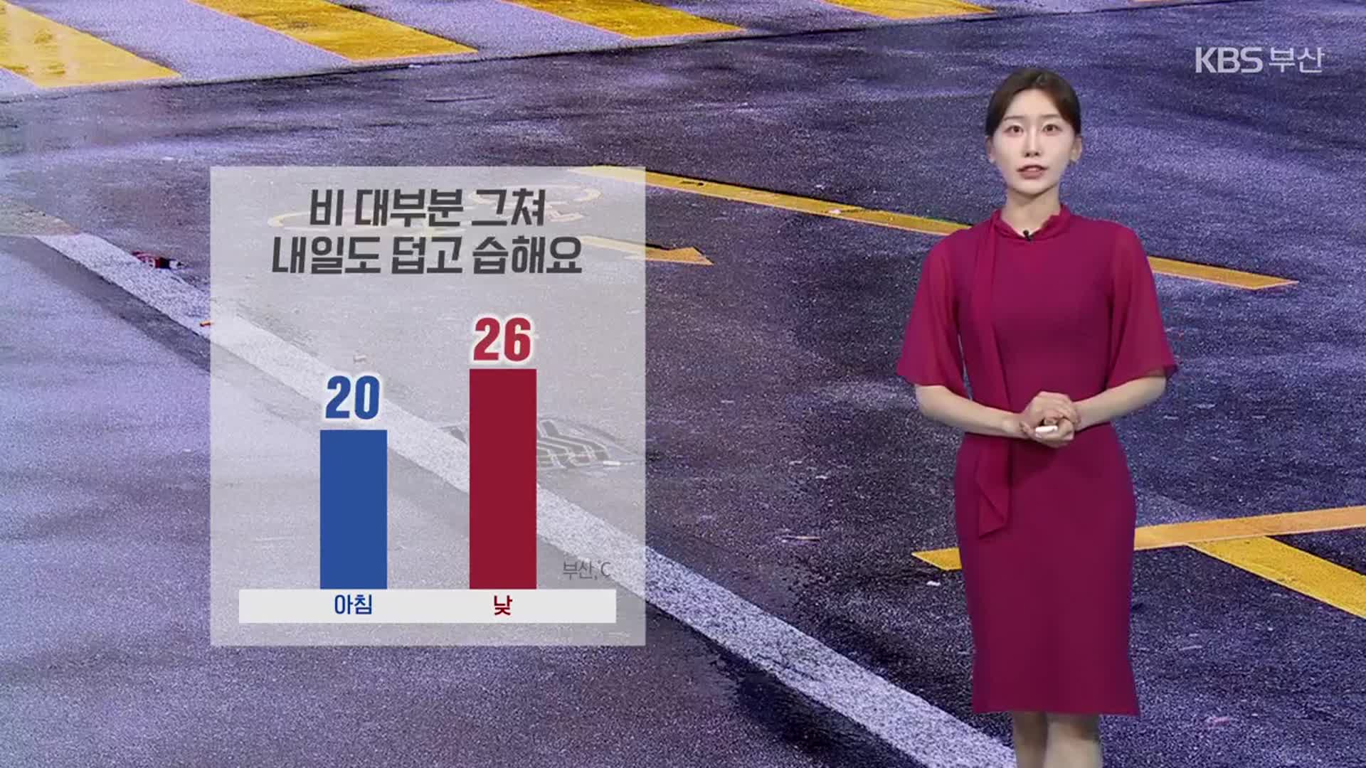 [날씨] 부산 내일 덥고 습해요…오전까지 곳곳 안개