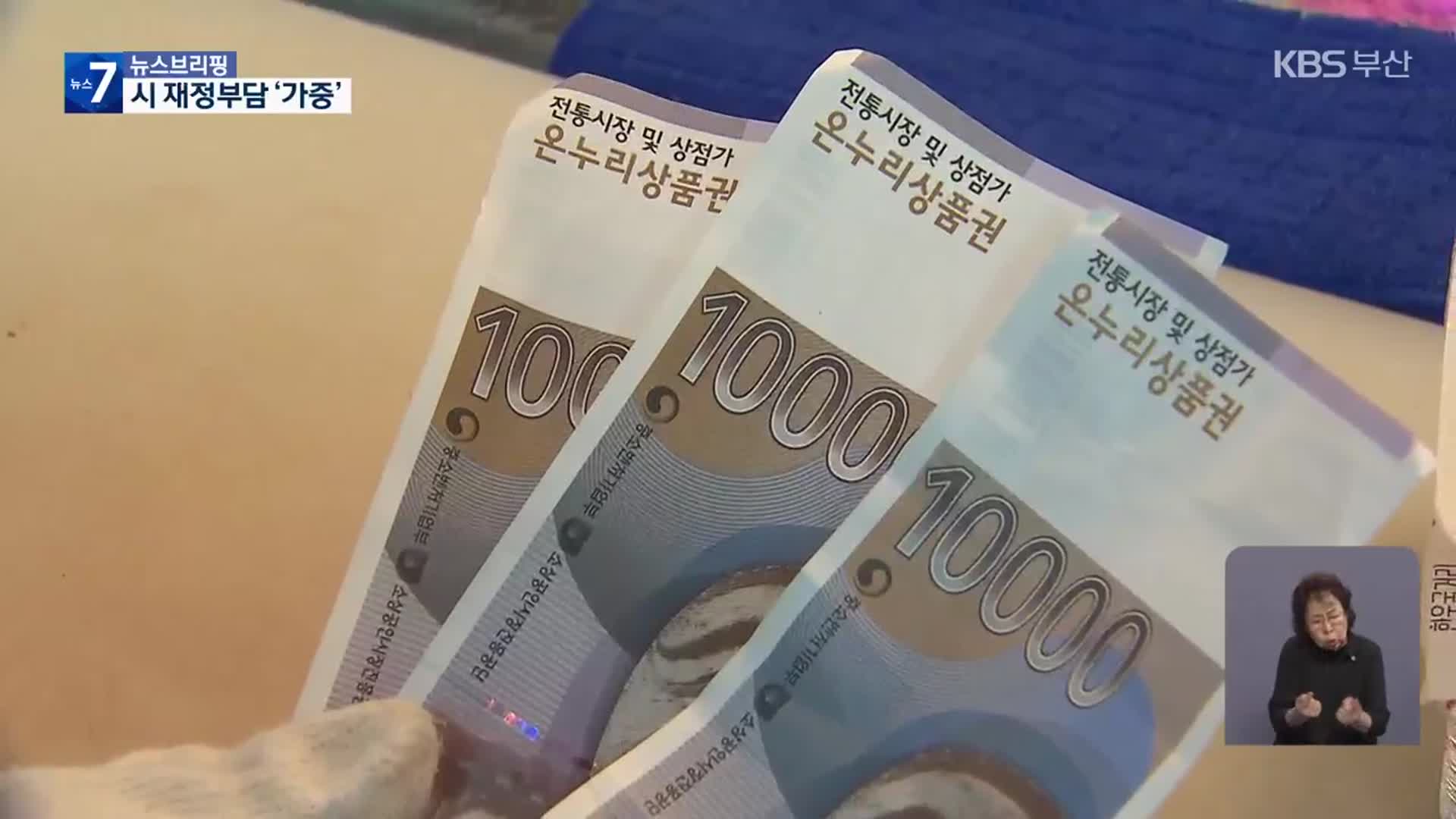 민생 소비 쿠폰…부산시 재원 마련 ‘부담’