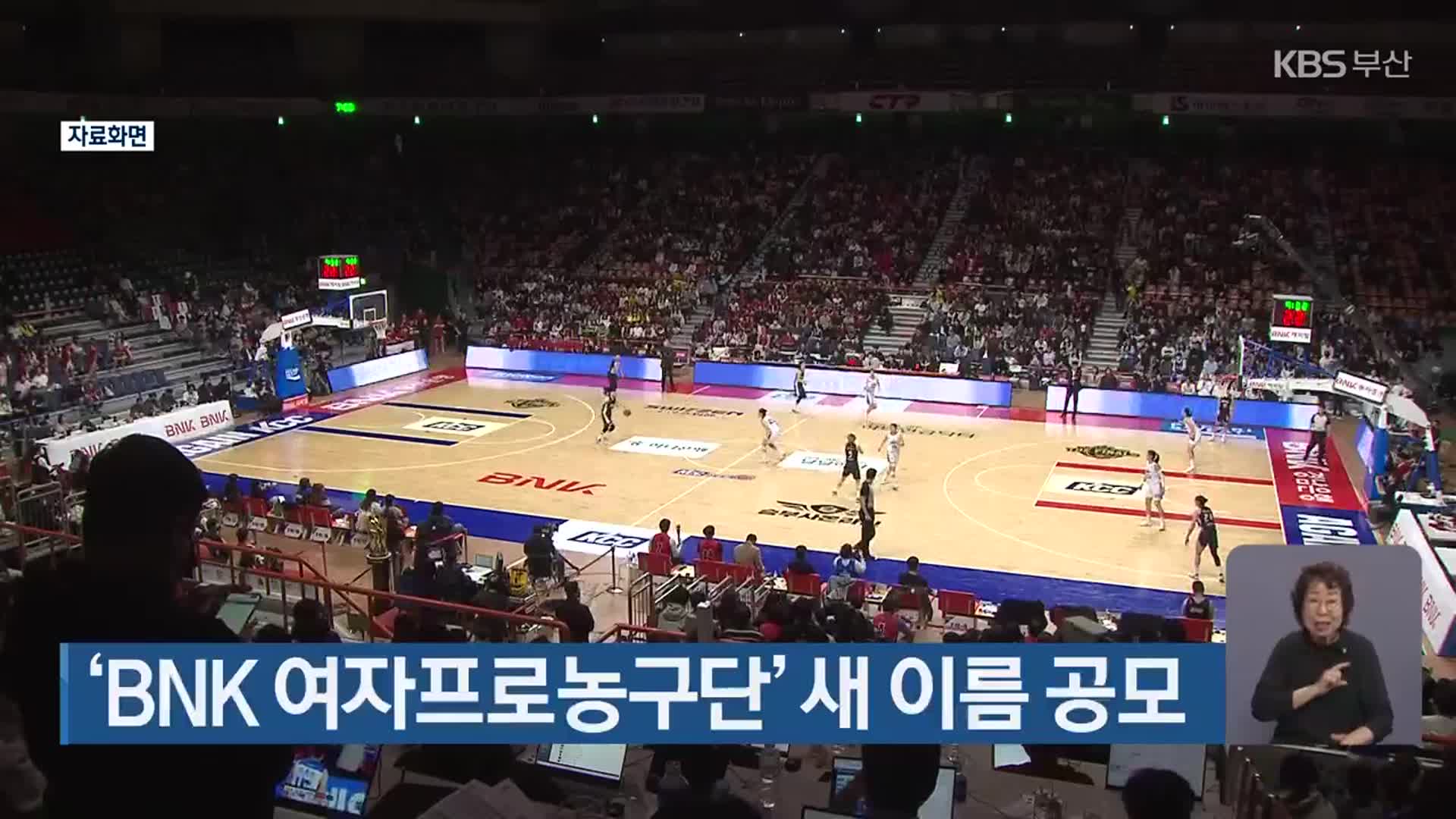 ‘BNK 여자프로농구단’ 새 이름 공모