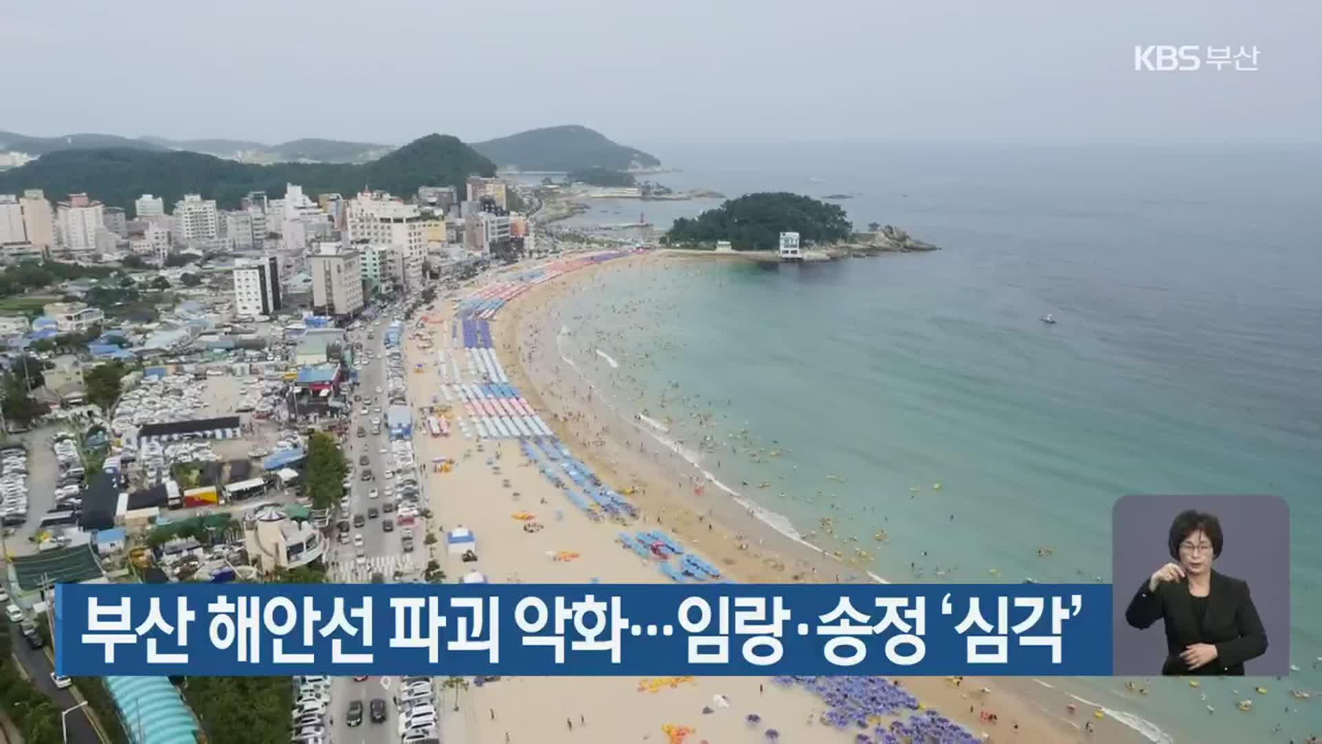 부산 해안선 파괴 악화…임랑·송정 ‘심각’