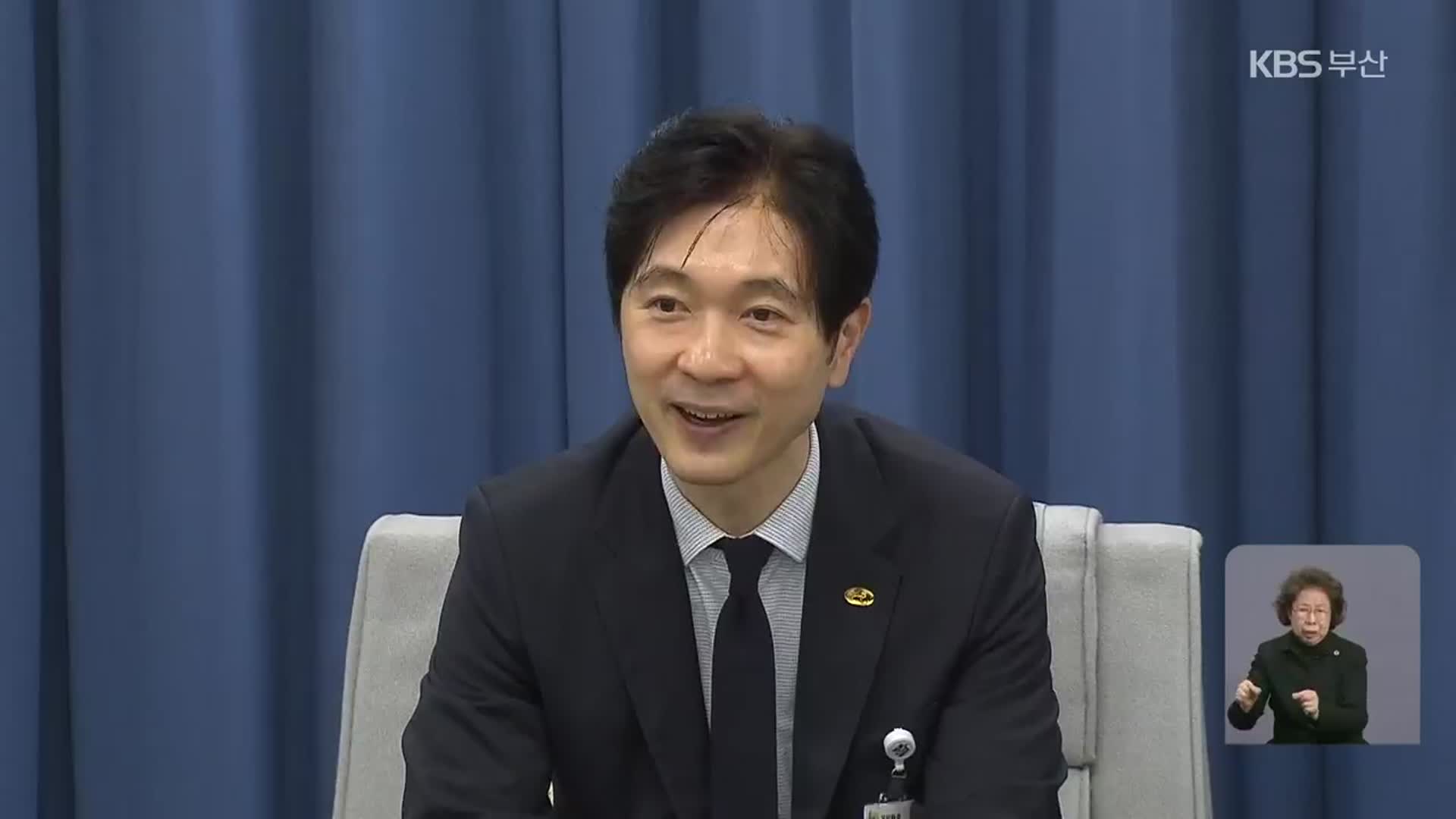 김영춘·변성완 면담…박성훈 내일 사직서 제출