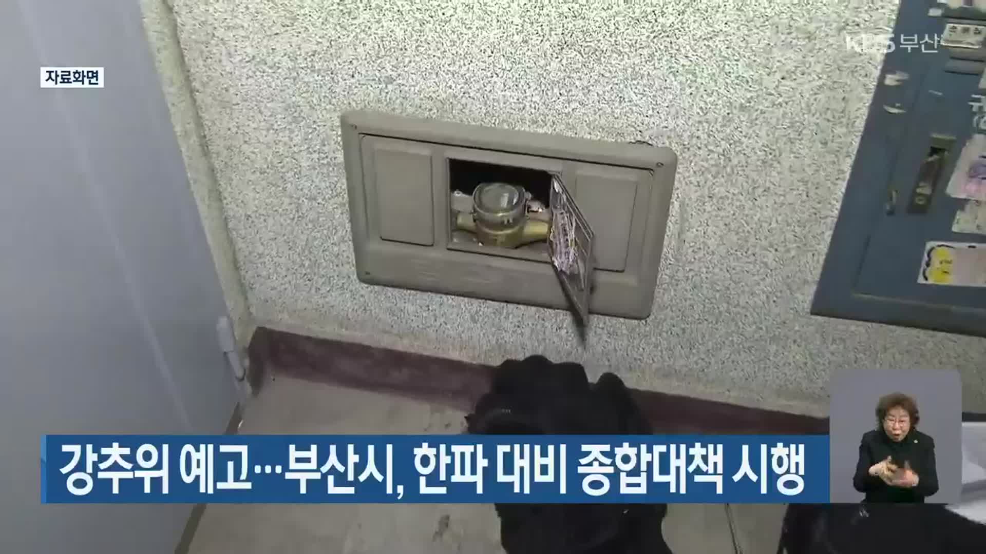 강추위 예고…부산시, 한파 대비 종합대책 시행