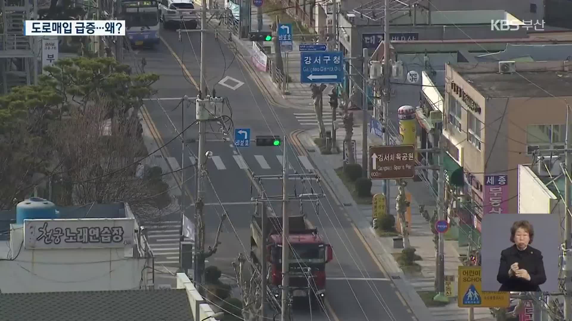 부산 대저지구 주변 도로 매입 급증 왜?…지분 거래도 늘어